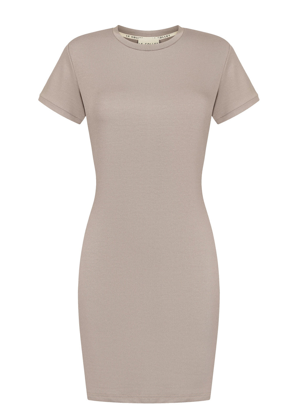 SLIM MINI DRESS MOKKA LECOLLET