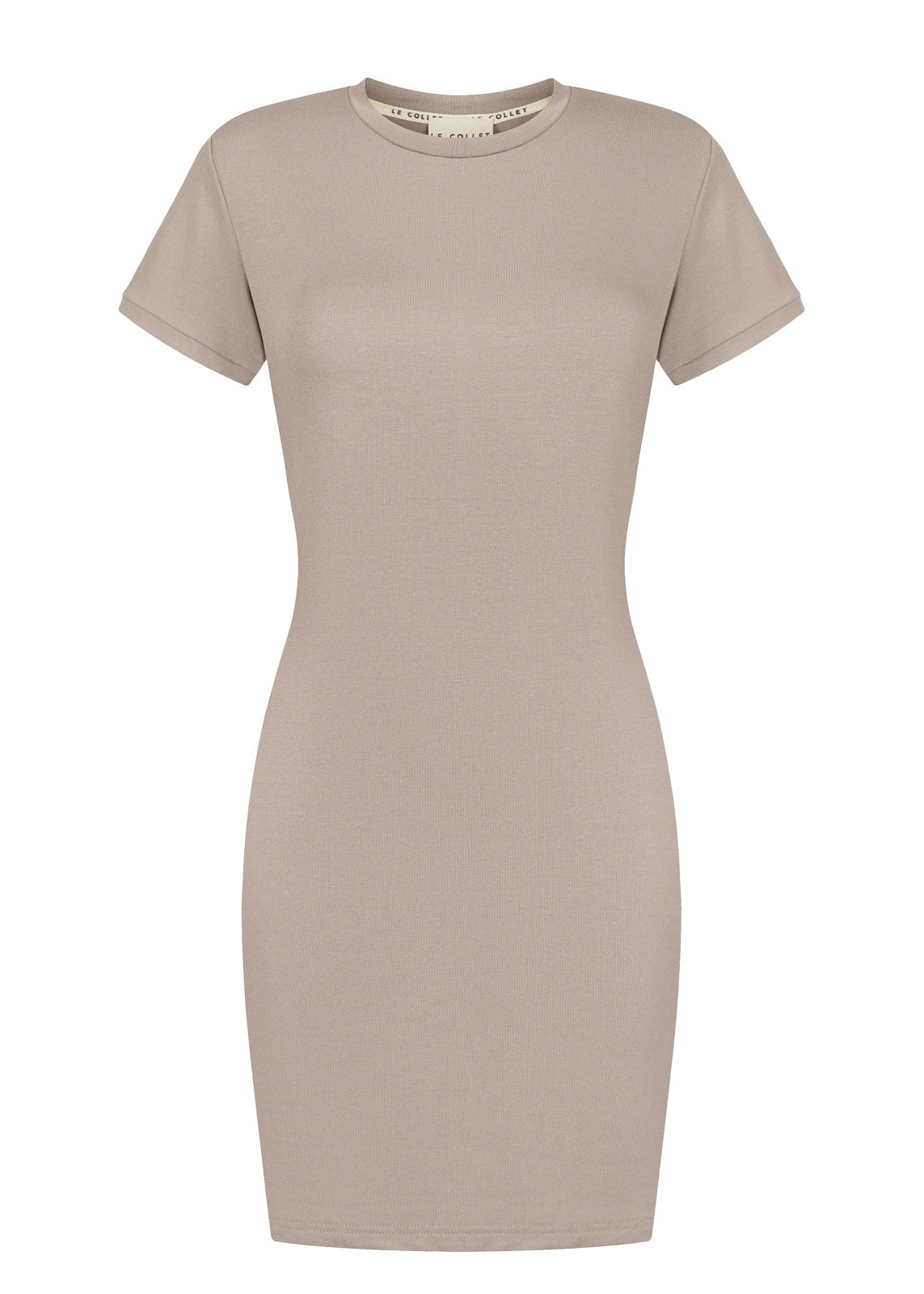 SLIM MINI DRESS MOKKA LECOLLET