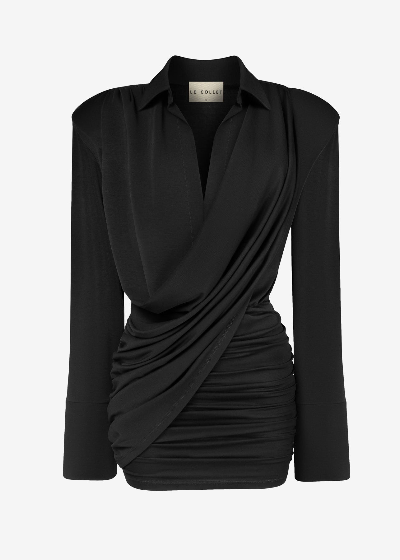 SUKIENKA FLORENCE BLACK LECOLLET