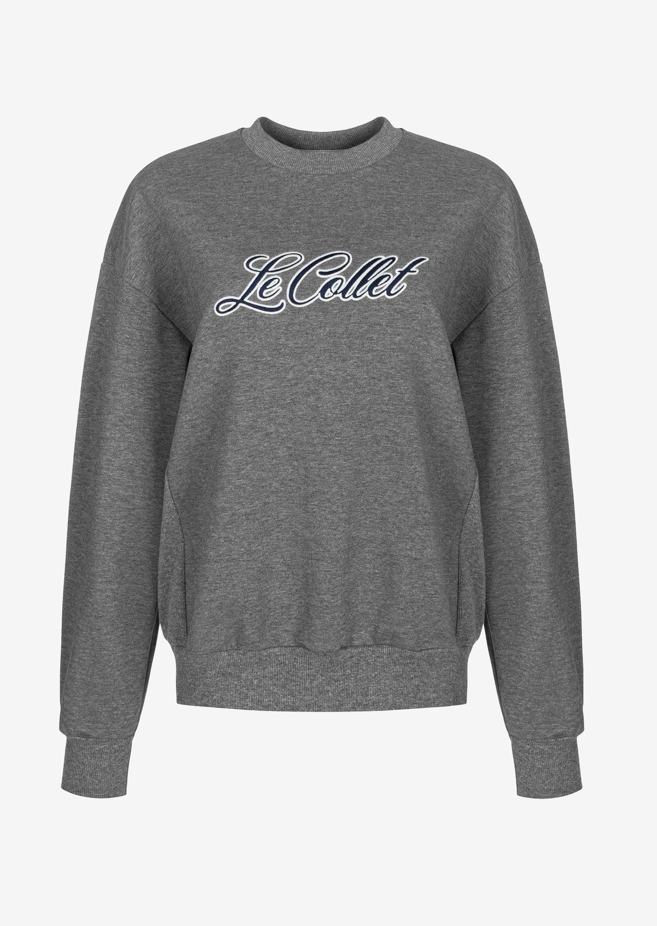 BLUZA PATRICIA GREY MELANGE LECOLLET