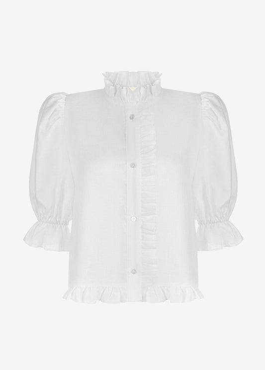 BLUZKA DORTHEA WHITE LECOLLET