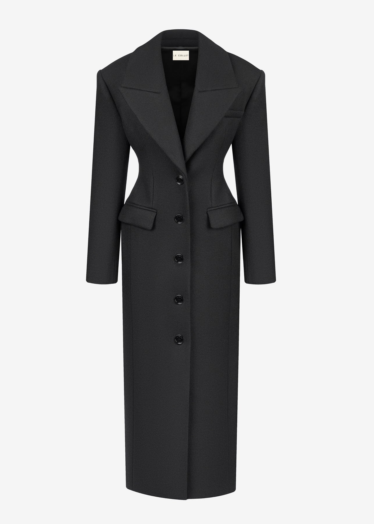 PŁASZCZ MAVIA WOOL BLACK