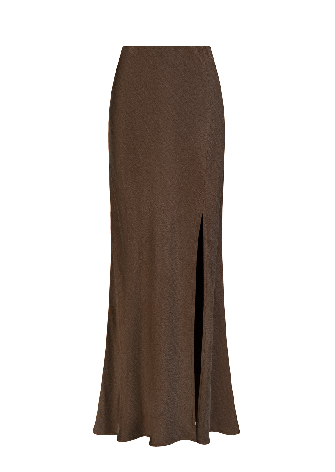 31.08 SPÓDNICA ALBANA NEW LONG BROWN LECOLLET