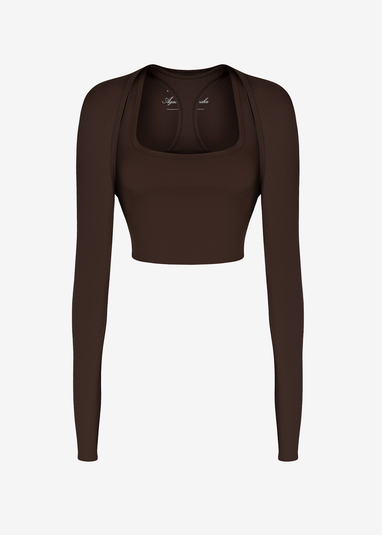 SPORTOWY TOP FLOW BROWN LECOLLET